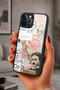 حافظة مقاومة للصدمات متوافقة مع هاتف iPhone 12 Pro Max مع حماية للكاميرا بنمط فيزيائي
