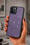 حافظة مقاومة للصدمات متوافقة مع هاتف iPhone 12 Pro Max مع حماية للكاميرا بنمط أرجواني