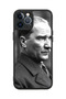 iPhone 12 Pro Max Compatible Portrait Patterned Camera Protected Shockproof Case - 5