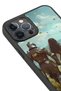 iPhone 12 Pro Max Compatible Armor Knight Pattern Shockproof Case with Camera Protection - 4