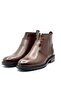 Men's Genuine Leather Boots - Fur-Lined, Cold and Water Resistant, Orthopedic, Non-Slip Sole Winter Shoes