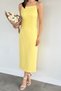 Women's Strappy Slit Detailed Dress - 3