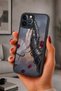 حافظة مقاومة للصدمات بنمط درع متوافق مع هاتف iPhone 12 Pro Max مع حماية للكاميرا