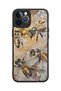 حافظة مقاومة للصدمات متوافقة مع هاتف iPhone 12 Pro Max مع حماية للكاميرا بنمط النحل - 5