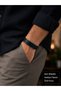 Éveron Petrol Blue Multi-Leather Men's Bracelet – Premium Design with Steel Clasp