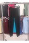 Black Waist and Leg Elastic Sweatpants - 6