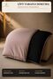 Single Double Sided Cotton Bedding Set Striped-Solid Black Duvet Cover/Pillowcase/Fitted Sheet 3 Piece Set - 5