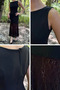 Women's Skirt Laced Dress - 5