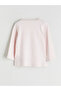 Esvab • Modern & Distinctive Zero Roba Collar Long Sleeve Printed Girls' Pajama Top - 2