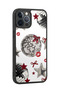 iPhone 12 Pro Max Compatible Coquette Patterned Shockproof Case with Camera Protection - 2
