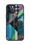 iPhone 12 Pro Max Compatible Patchwork Patterned Shockproof Case with Camera Protection - 5