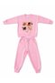 Girl's Cat-Printed Cardigan Top and Bottom Set - 4