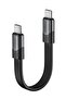 فاسجير كيبل USB 4 قصير 15 سم 100 واط 40 جيجابايت في الثانية USB C الى USB C مع مخرج فيديو 5K@60Hz مت