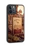 حافظة مقاومة للصدمات متوافقة مع هاتف iPhone 12 Pro Max مع حماية للكاميرا بنمط الجمل - 2