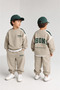 College Style Oversize Kids' Tracksuit Set - 2