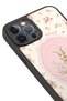 حافظة مقاومة للصدمات متوافقة مع هاتف iPhone 12 Pro Max مع حماية للكاميرا بنمط زهري - 4