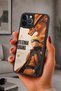حافظة مقاومة للصدمات متوافقة مع هاتف iPhone 12 Pro Max بنمط ناروتو مع حماية للكاميرا