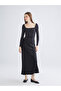 Timeless Clothing & Timeless Choices Satin Skirt with Drawstring Waist and Flounces