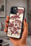 حافظة مقاومة للصدمات متوافقة مع هاتف iPhone 12 Pro Max مع حماية للكاميرا بنمط الفطر