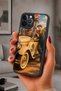 حافظة مقاومة للصدمات متوافقة مع هاتف iPhone 12 Pro Max مع نمط كلاسيكي للسيارة وحماية للكاميرا