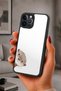 iPhone 12 Pro Max Compatible Otter Patterned Shockproof Case with Camera Protection