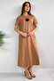 Rose Embroidered Pocket Dress - 2