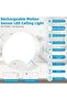 Ceiling Light, Wireless Battery Operated Ceiling Light with Motion Sensor and Remote, LED Flu - 7