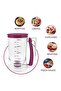 Purple Batter Dispenser for Cupcakes, Pancakes, Cookies, and Waffles – Easy-Pour Measuring Cup & Cream Separator Baking Tool - 4