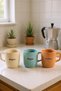 Manifest Form Art Mug Ceramic Mug Cup with Text Detail Matte Textured - 2