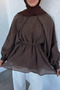 Inner Lined Casual Hijab Blouse - 3