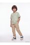Özmarka New Season Beige Boys' Cargo Jogger Pants