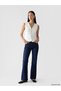 Ozmarka New Season Black V-Neck Striped Women's Classic Vest - 3
