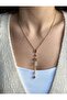 Colorful Zircon Stone Y Necklace - 2