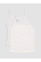 Vizyon New Season Square Collar Rope Strap Girls' Undershirt 3-Piece Set
