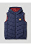 Trendlucky Hooded Barcelona Printed Boys' Puffer Vest with a Difference