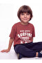 Esvab • Modern & Distinctive Zero Roba Collar Printed Boys' T-Shirt