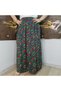 Elastic Waist, Vibrant Colored Patterned Viscose Printed Fabric Maxi Skirt, Prayer Skirt, Size 38, 100 kg - 3