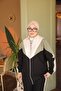 Women's Hijab 3-Color Block Zippered Tracksuit Set Comfortable Fit - 5