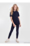 Özmarka New Season Navy Blue Girls' Tights