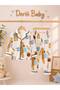 100% Cotton Long Sleeve Buttoned Sweet Giraffe Patterned Soft Textured Bottom Top Girl Boy Unisex Baby Pajama Set - 2