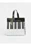 Özmarka New Season Mixed Piano Figured Shopping Bag