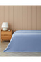Mellow Cotton Single Pique 150X220 cm Blue