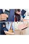 محفظة من تي تيرسلي مصنوعة من جلد PU للجنسين، بتصميم عصري باللون البني، مع خاصية حماية RFID | PU Leat - 6
