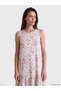 Peak New Season Ecru Crew Neck Floral Dress - 2