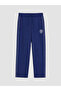Vizyon New Season Navy Blue Printed Men's Sweatpants - 5