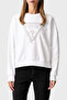 Cn Triangle Glitter Sweat W6Yq14K4352 Women's Sweat W6Yq14 K4352 G011