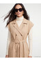 Lcw Studio Jacket Collar Belted Dress - 2