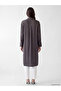 Lcw Modest Anthracite Modal Blend Oversize Women's Shirt Tunic - 4