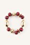 Women's Mixed Beaded Bracelet in Different Shapes I4251Axns - 2
