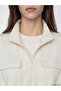 Lcw Modest Beige High Collar Soft Touch Women's Vest - 3
